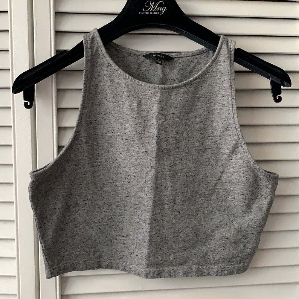 Racer back cropped top